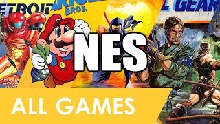 All NES  Nintendo Entertainment System Games [upl. by Eneloj]