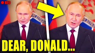 WATCH PUTIN ISSUE TERRIFYING WARNING TO TRUMP [upl. by Breen]