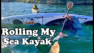 Kayak Rolling and Rescue Practice at Whiskeytown Lake [upl. by Lenroc]