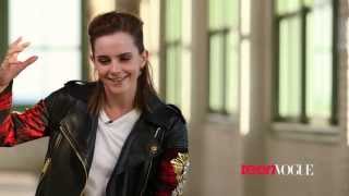 Emma Watsons Official Teen Vogue Cover Shoot Video [upl. by Ahsiet]