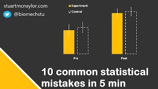 Ten Statistical Mistakes in 5 Min [upl. by Ssew314]