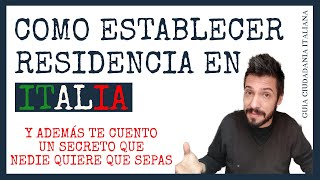 Como hacer RESIDENCIA en ITALIA 🏡  Curso Práctico de la Ciudadanía Italiana  Video 11 [upl. by Tsirc]