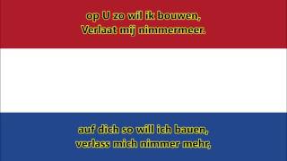 Nationalhymne der Niederlande  Anthem of Netherlands NLDE Text [upl. by Peatroy163]