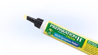 How to Apply PREPARATION H® Maximum Strength Pain Relief Cream [upl. by Euqinahc]