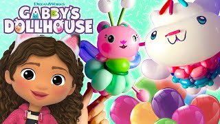 Lets Build GABBY amp FRIENDS with Balloons  GABBYS DOLLHOUSE  Netflix [upl. by Landing]