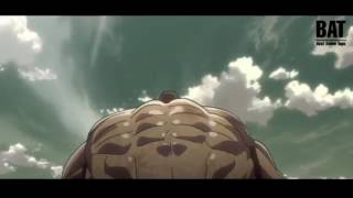 Attack on titan Eren vs The Armored Titan full fight [upl. by Enelrats]