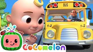 Wheels on the Bus School Version  CoComelon [upl. by Sirc]