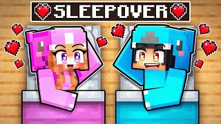 Omz amp Lily SLEEPOVER in Minecraft [upl. by Pieter907]