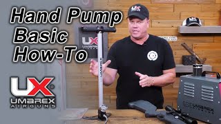 Airgun High Pressure Air Hand Pump Basics  Umarex Airguns [upl. by Viking]