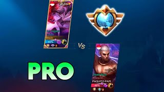 TOP GLOBAL CHOU VS PAQUITO  WIN OR LOSE  MLBB [upl. by Viv]