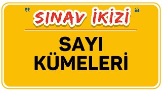 SAYI KÜMELERİ  ŞENOL HOCA [upl. by Eerej]