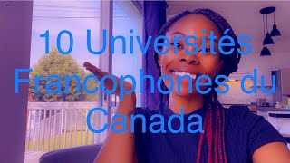 10 Université francophone du Canada [upl. by Shyamal]