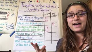 Science Testable vs NonTestable Questions [upl. by Mita]