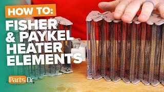 How to replace Fisher amp Paykel dryer heating elements part  395583 [upl. by Samled770]