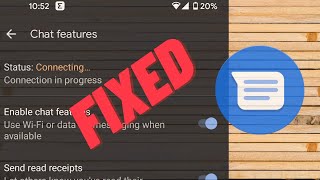 Google RCS  Chat stuck at Connecting FIX for all devices [upl. by Flower]