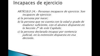 La capacidad jurídica en el Código Civil y Comercial Introducción [upl. by Ave]