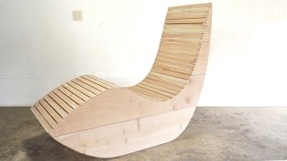 DIY Modern Outdoor Lounge Chair  Modern Builds  EP 44 [upl. by Irrol]