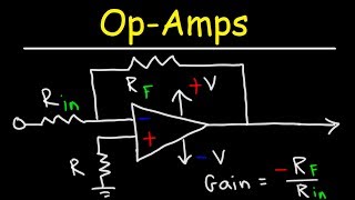 Operational Amplifiers  Inverting amp Non Inverting OpAmps [upl. by Aicenev]