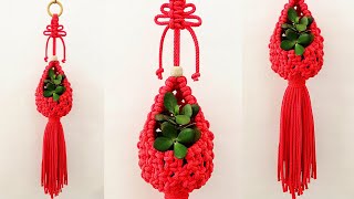 DIY NIDO COLGANTE en MACRAME paso a paso  DIY Macrame Pod [upl. by Gussy]