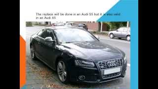 Audi A5 How to replace pollen filter cabin filter [upl. by Sorvats]