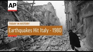 Earthquakes Hit Italy  1980  Today in History  23 Nov 16 [upl. by Aznecniv87]