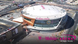 Official TMobile Arena Construction TimeLapse [upl. by Akierdna]