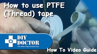 How to use PTFE Thread Seal Tape [upl. by Doherty]