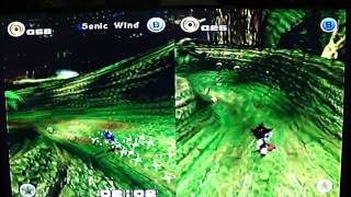 Sonic vs Shadow on Sonic Adventure 2 Race Battle HD [upl. by Ibbison]