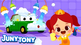 Car Wash Song For Kids  Nursery Rhymes amp Baby Songs Cartoon Animation For Children [upl. by Duleba632]