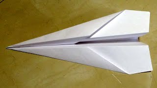 Como hacer un Avión de papel que vuela mucho  aviones de papel [upl. by Ody]