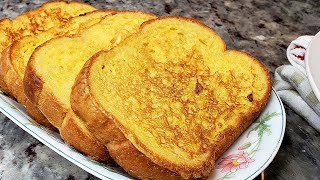 FRENCH TOAST  Easy French Toast Recipe  Cooking At Home [upl. by Elcarim978]