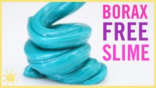 BEST Kid Friendly Slime NO Borax [upl. by Liartnod]