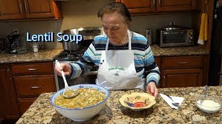 Italian Grandma Makes Lentil Soup [upl. by Matlick]