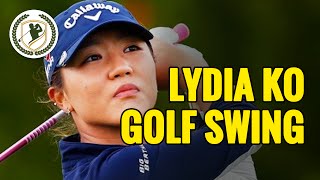 LYDIA KO GOLF SWING SLOW MOTION  DAVID LEADBETTER A SWING [upl. by Enilesoj]