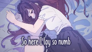 Nightcore  Numb Lyrics [upl. by Natica735]