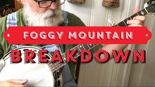 Learn to Play  Foggy Mountain Breakdown  Bluegrass Banjo [upl. by Alexandria134]