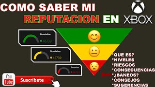 COMO SABER MI REPUTACION EN XBOX [upl. by Allisurd]