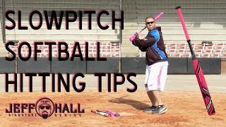 Jeff Hall Softball Hitting Tips  Grip Swing and Followthrough [upl. by Colvin]