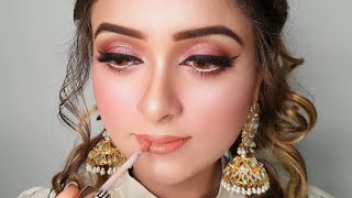 Wedding Guest Makeup Look with Pakistani brands Miss Rose amp Kashees Makeup [upl. by Jaala]