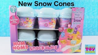 Num Noms Snow Cones Series 2 Snackables Toy Opening  PSToyReviews [upl. by Hanauq]