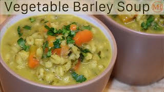 How to Make Pearl Barley Soup  Vegetable Barley Soup  Barley Recipes [upl. by Skelton]