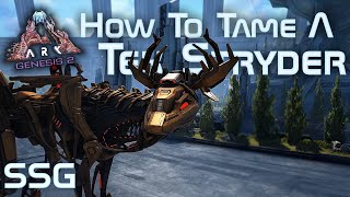 ARK Genesis 2 How to Tame the Tek Stryder [upl. by Rosina]