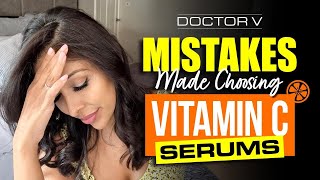 Doctor V  Mistakes Made When Choosing Vitamin C Serums  Skin Of Colour  Brown Or Black Skin [upl. by Karel]