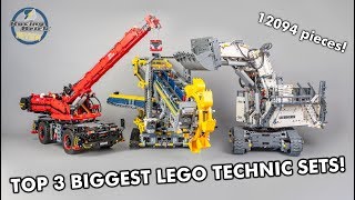 Top 3 biggest LEGO Technic sets compared 2019 [upl. by Cence912]