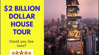 Mukesh Ambani House Tour  Antilia Tower Mumbai India [upl. by Aksel]