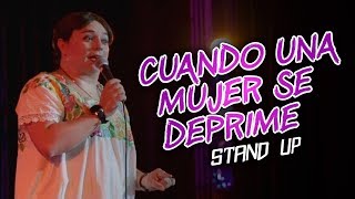 Cuando una Mujer se deprime  Stand Up  Tila Maria Sesto [upl. by Godliman524]