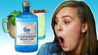 Irish People Try Gunpowder Gin Cocktails [upl. by Lucia]