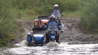 Ural Motorcycle River Crossing [upl. by Aliac]