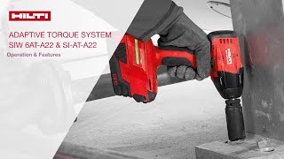 HOW TO  Hilti Adaptive Torque System SIW 6ATA22 [upl. by Ziwot112]