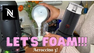 How To Foam Milk With Aeroccino 3 Make Coffee With Foam Tips amp Tricks  Easy Foamed Latte Recipe [upl. by Heady342]